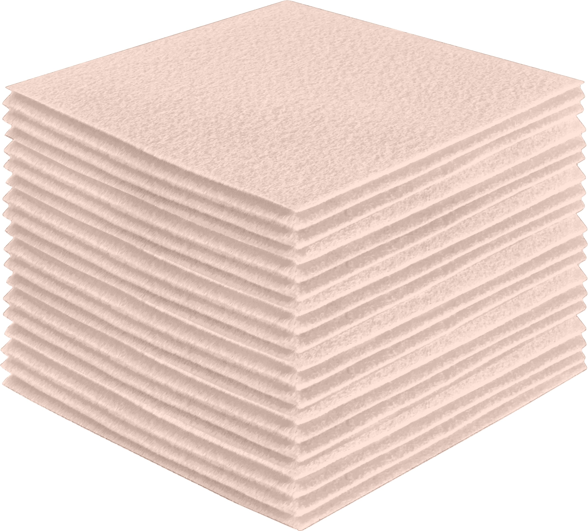 FabricLA Acrylic Felt Craft Sheet Packs – Sand | Soft 100% Acrylic Fel