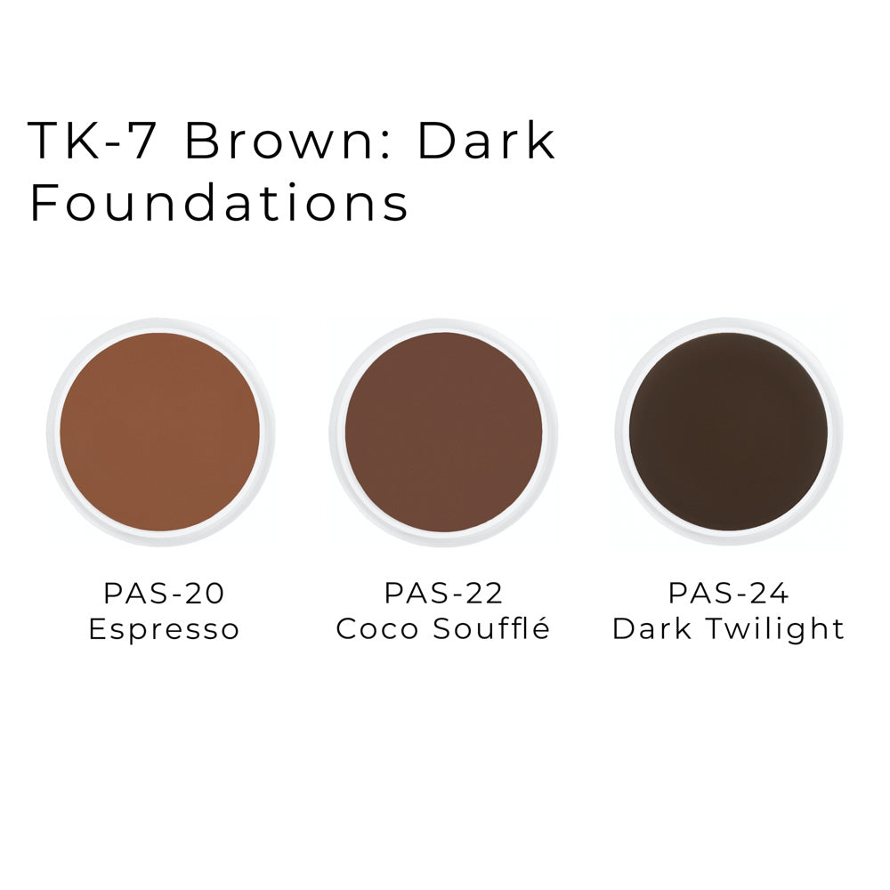 Brown: Dark Theatrical Creme Kit - TK-7