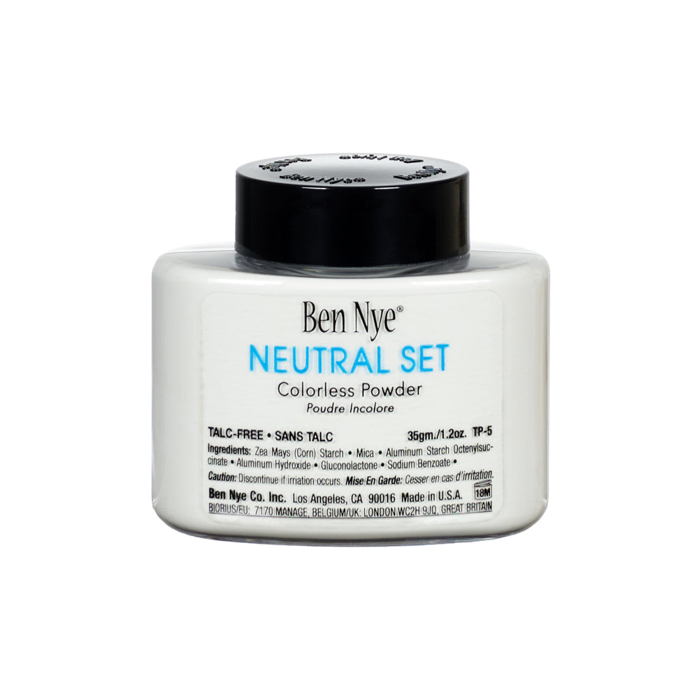 1.2 oz / Neutral Set Colorless Face Powder 1.2oz./35gm. Shaker Bottle - TP-5