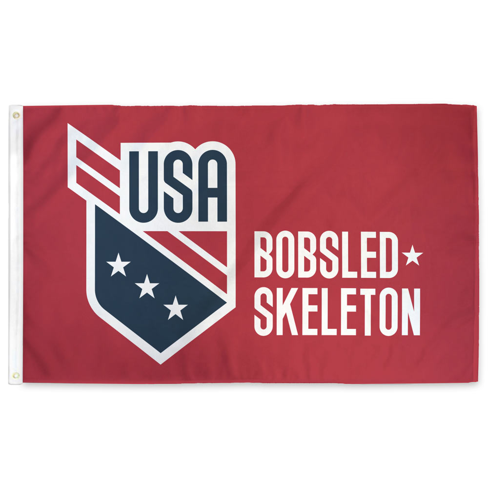 USA Bobsled Skeleton Flag