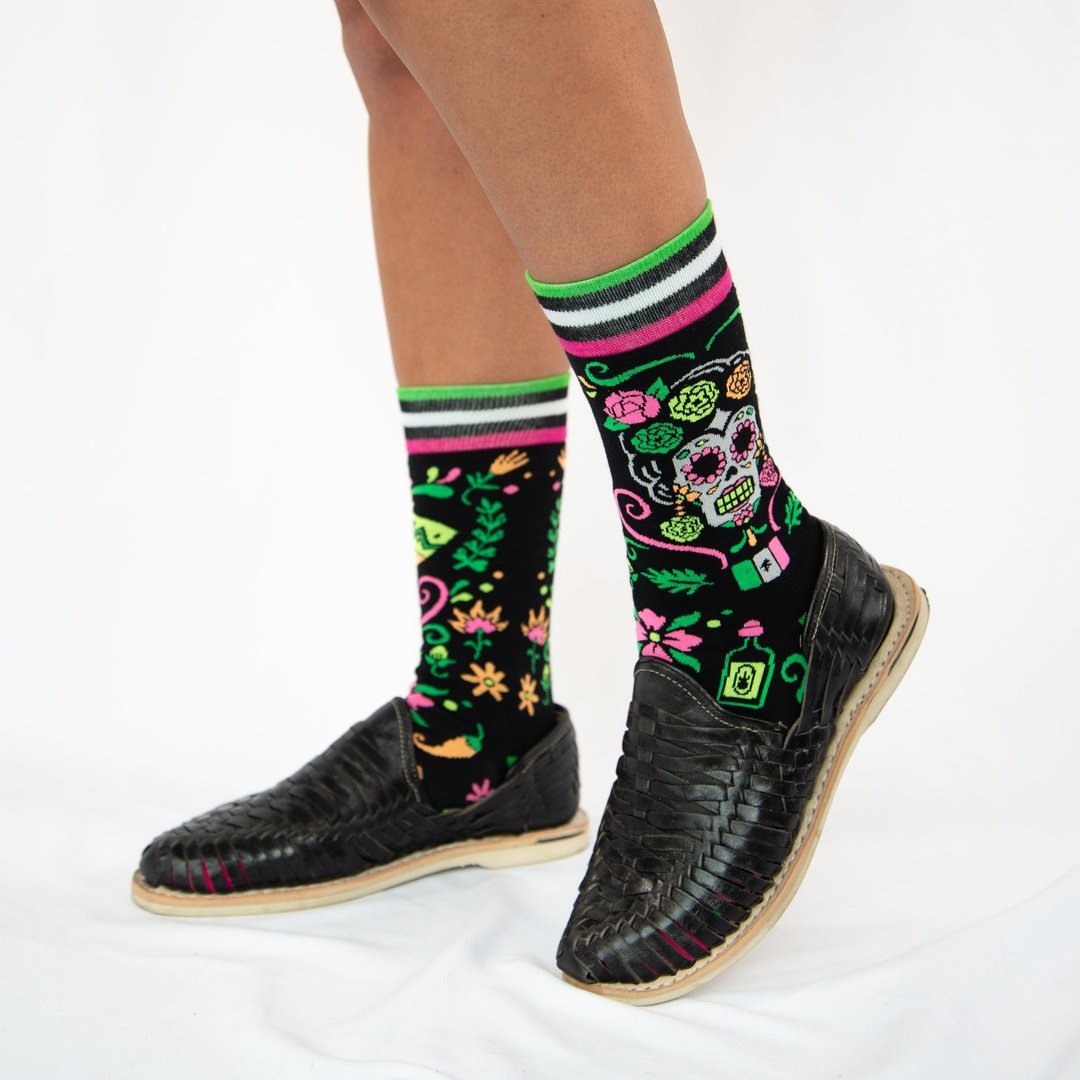 Angelo Montiel Signature Dia de Los Muertos Crew Socks