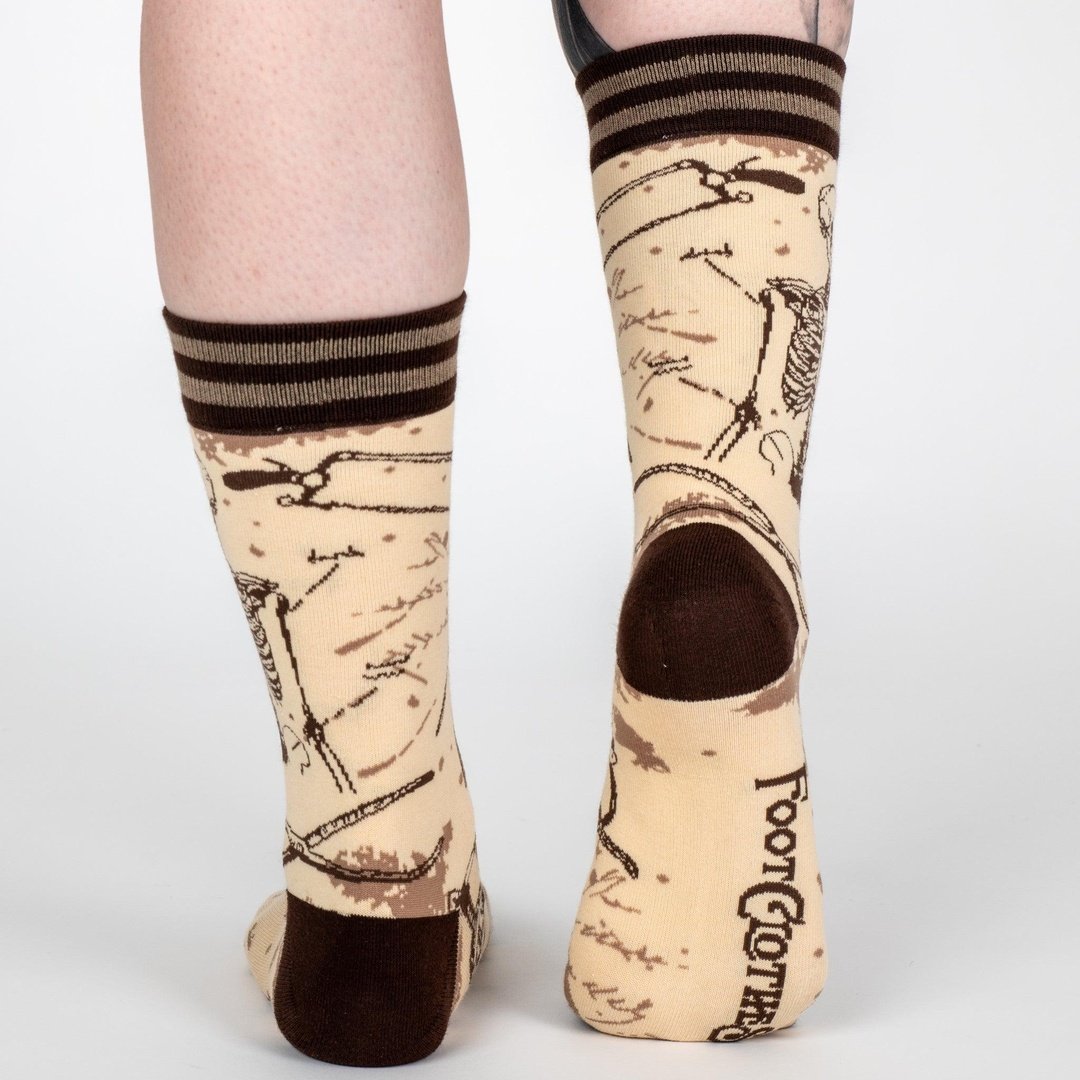 Antique Medical Crew Socks