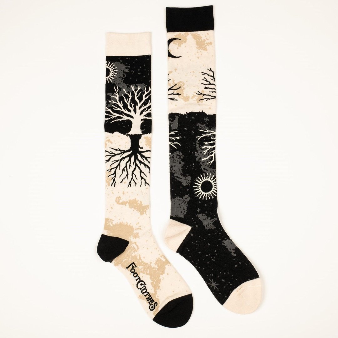 As Above So Below Tree Knee High Socks