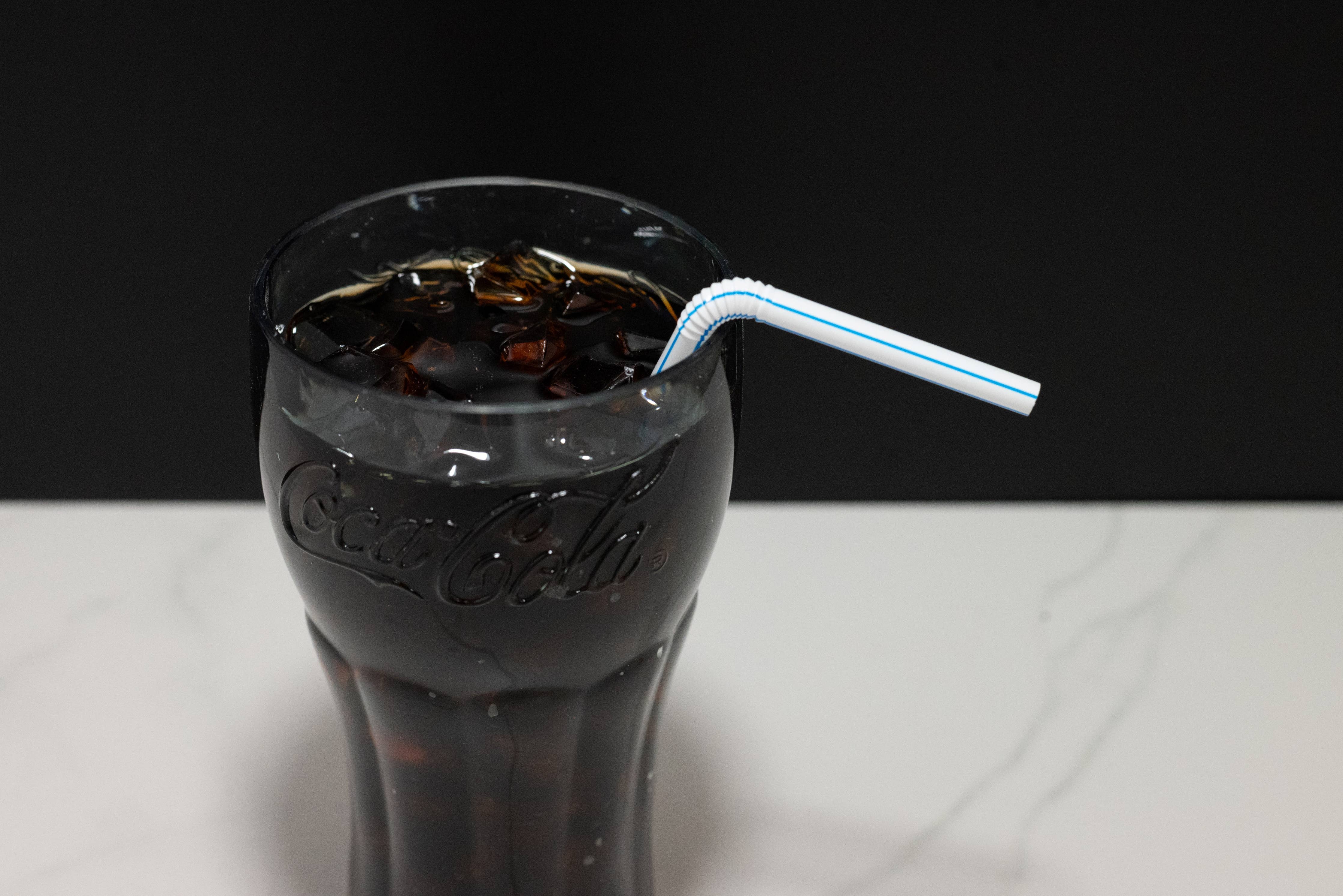 Decorative Fake Glass of Soda Display