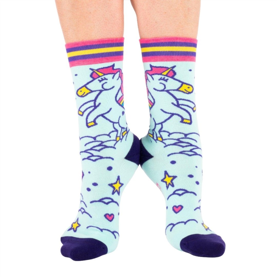 Cute Unicorn Crew Socks