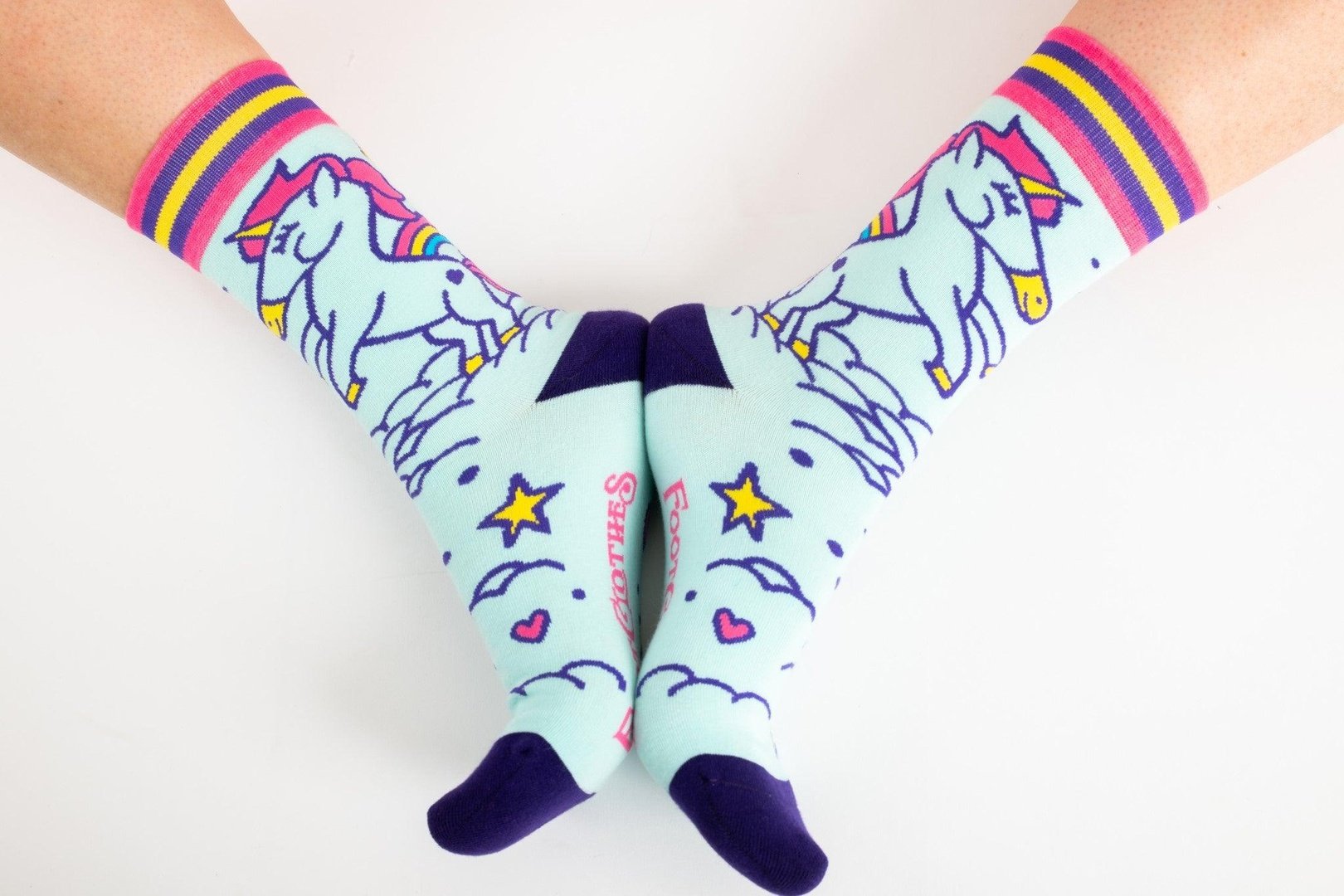 Cute Unicorn Crew Socks