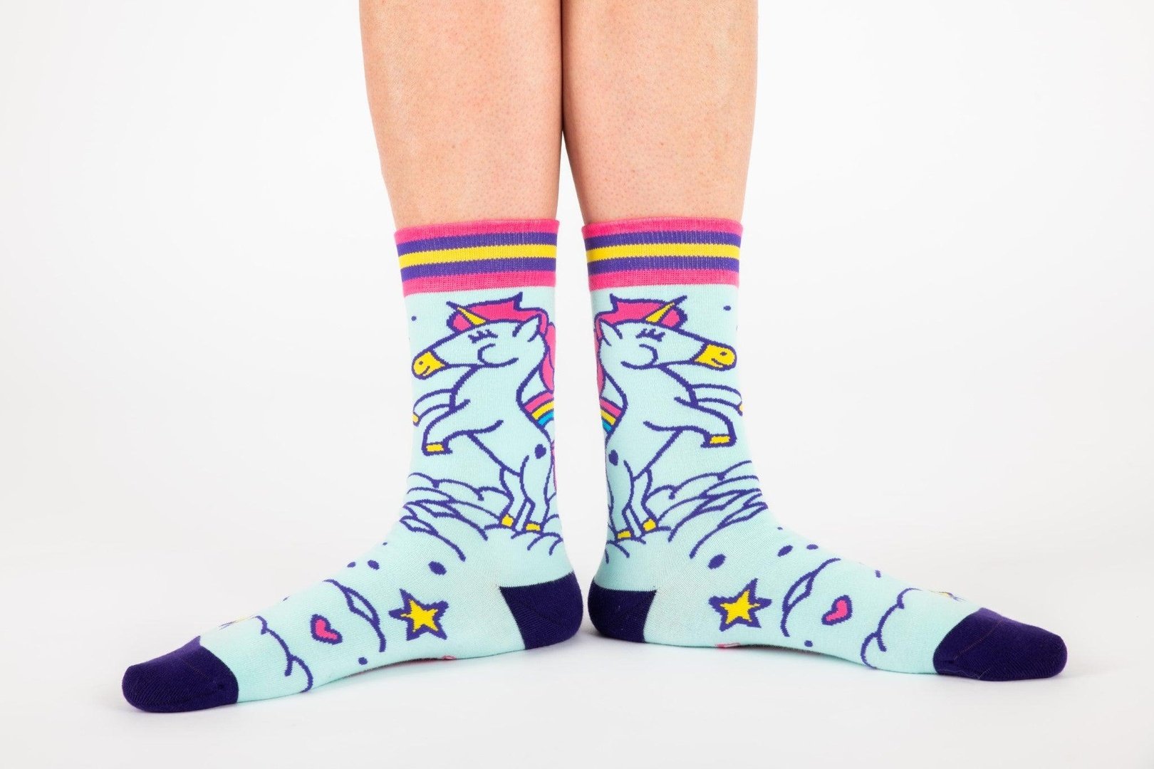 Cute Unicorn Crew Socks