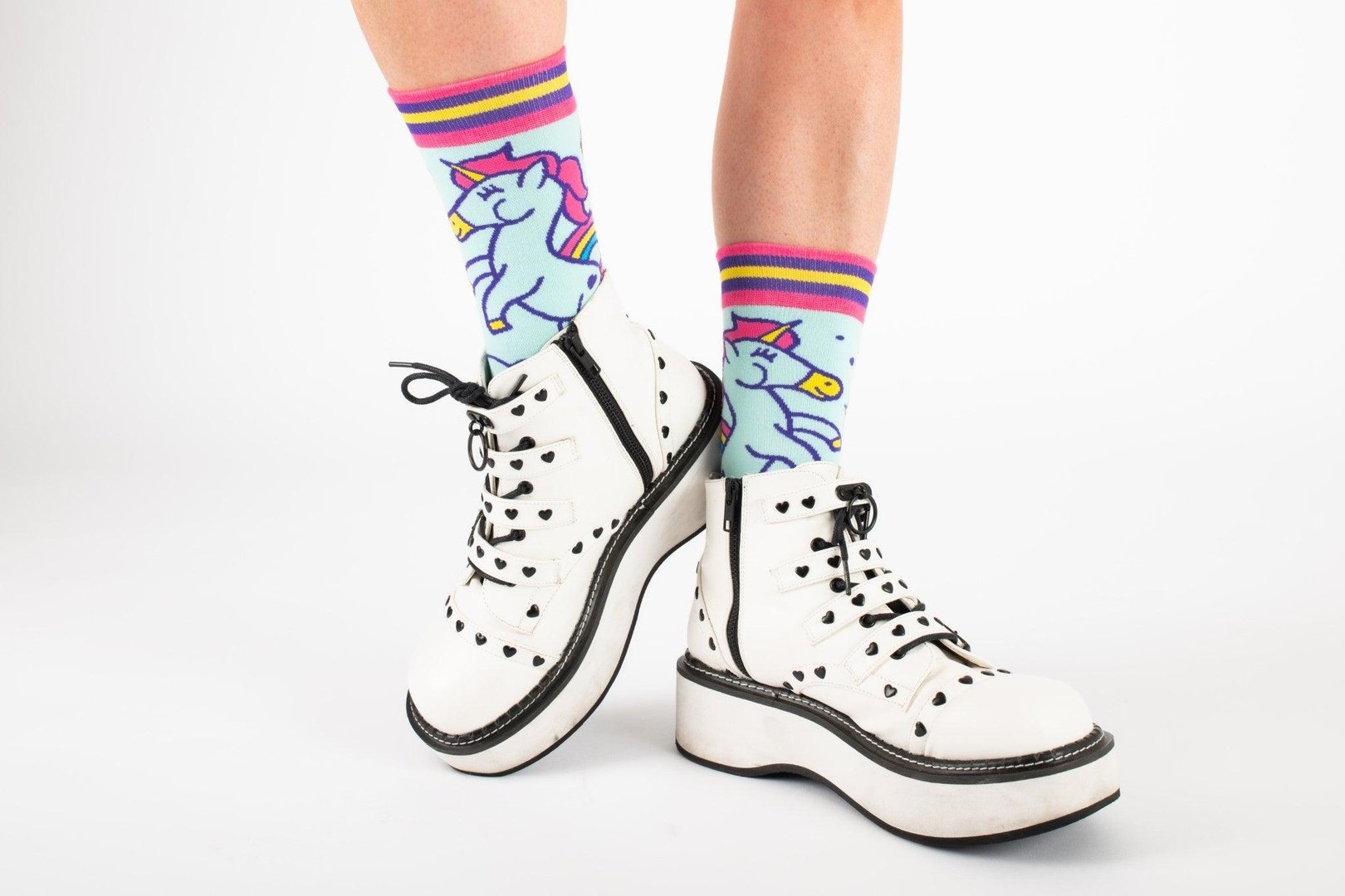 Cute Unicorn Crew Socks