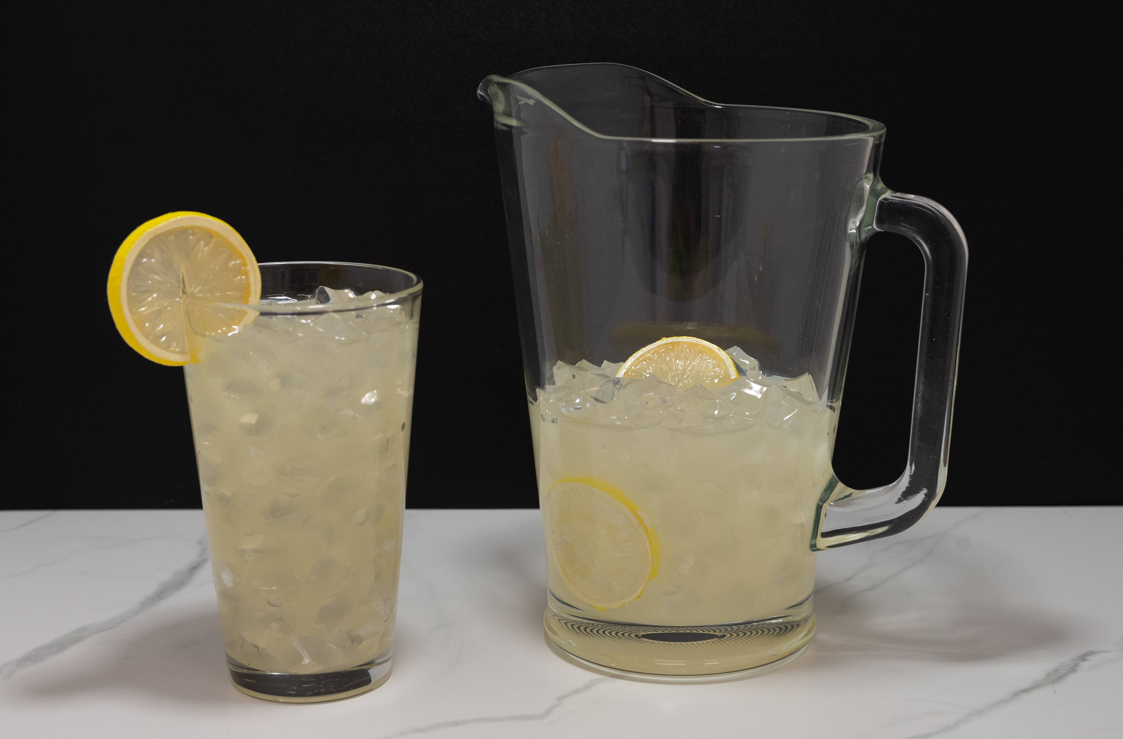 Artificial Lemonade Glass - Decorative Tabletop Object