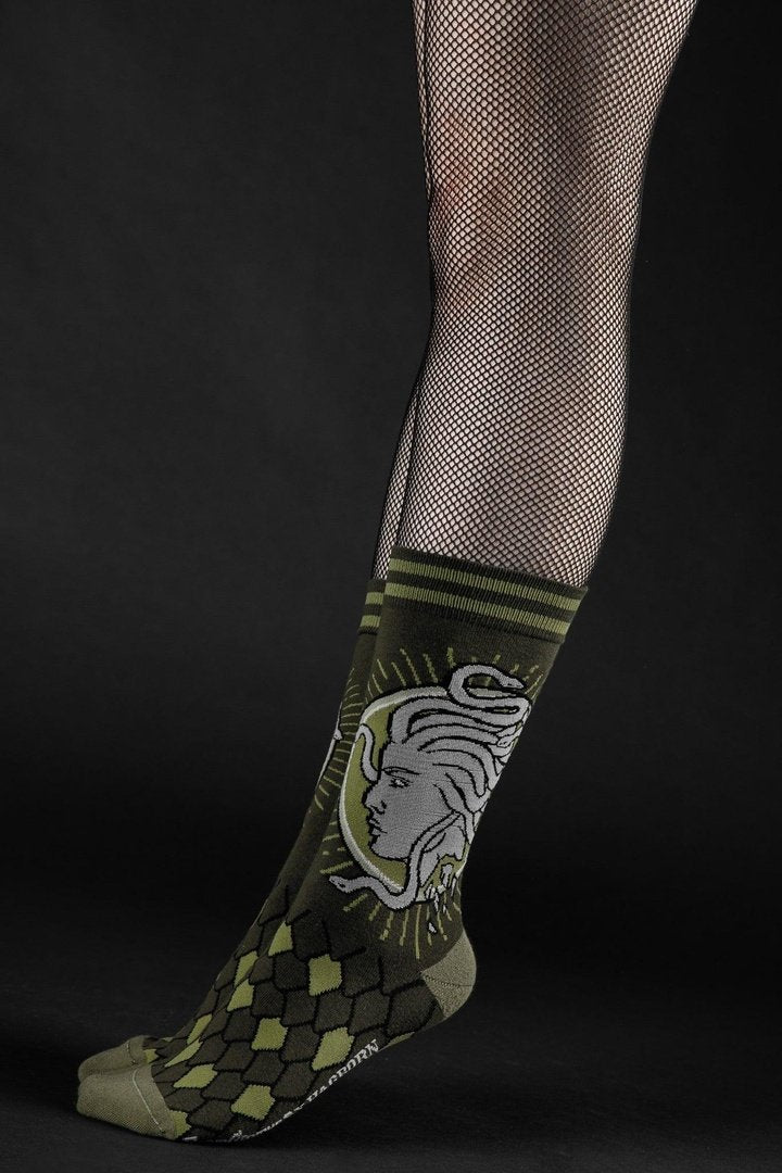 Medusa FootClothes x Hagborn Collab Crew Socks