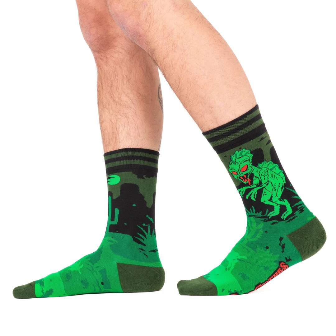 El Chupacabra Crew Socks