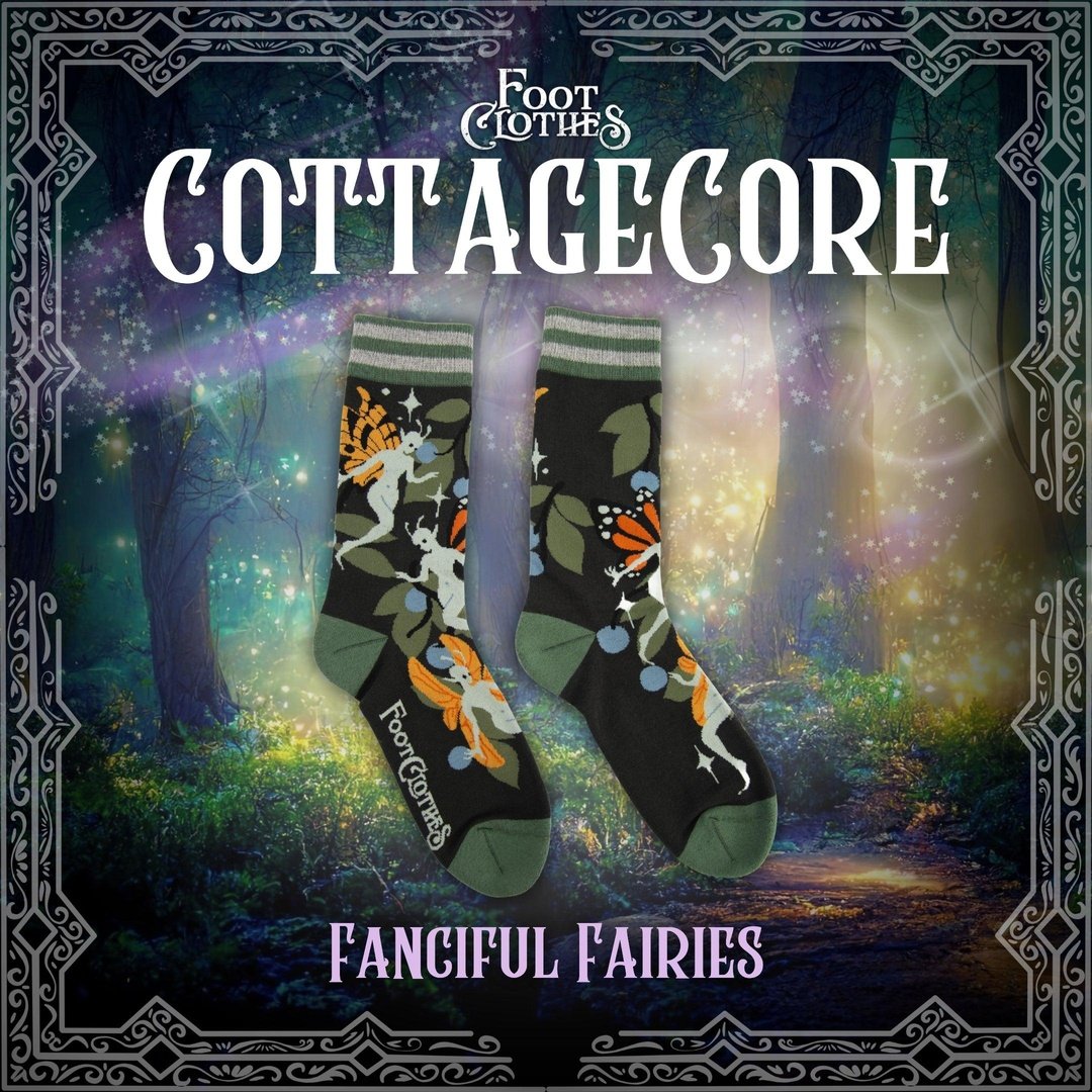 Fanciful Fairies Crew Socks