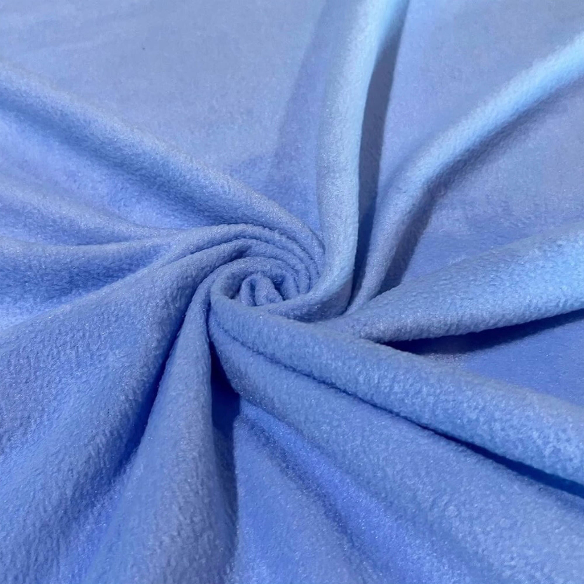 Anti-Pill Polar Fleece Fabric by the Yard – Light Blue (60", 280 GSM)