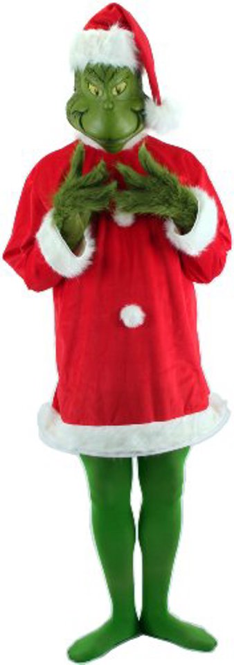 The Grinch Santa Costume Deluxe with Mask