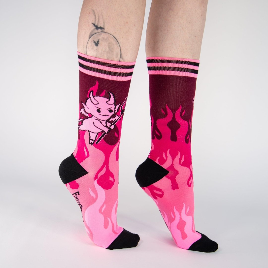 Hot as Heck FootClothes x DWYBO Crew Socks