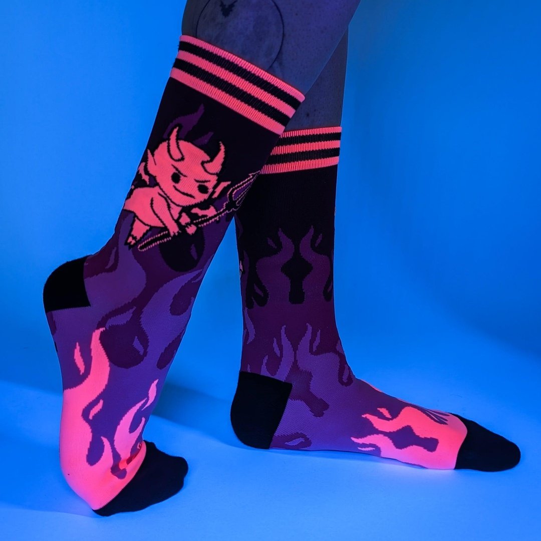 Hot as Heck FootClothes x DWYBO Crew Socks