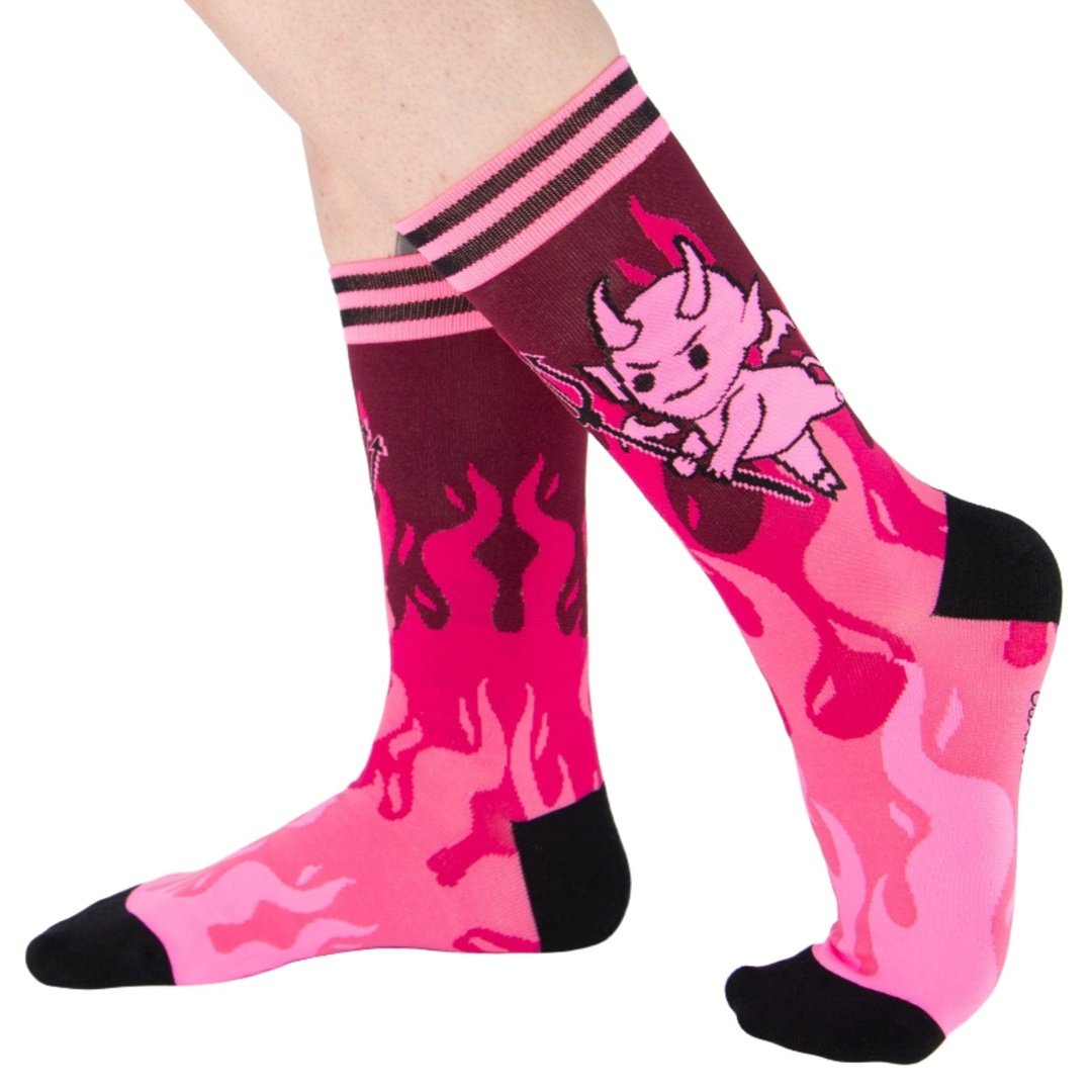 Hot as Heck FootClothes x DWYBO Crew Socks