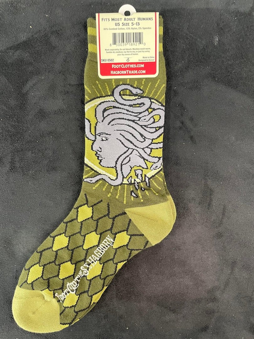 Medusa FootClothes x Hagborn Collab Crew Socks