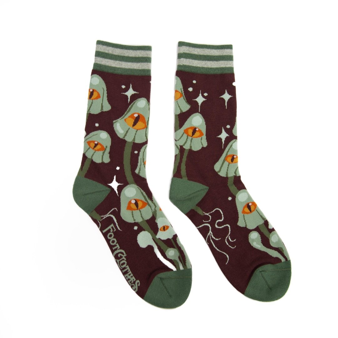 Mystic Mushrooms Crew Socks