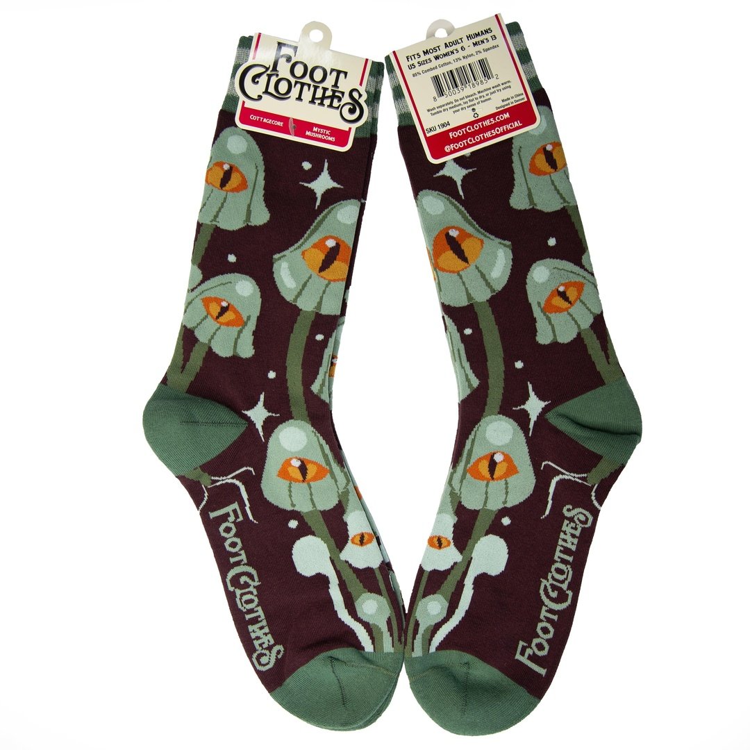 Mystic Mushrooms Crew Socks