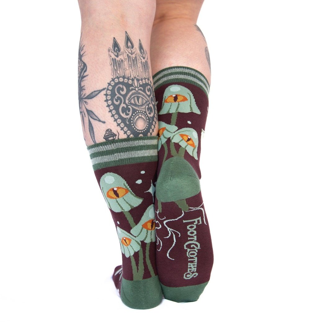 Mystic Mushrooms Crew Socks