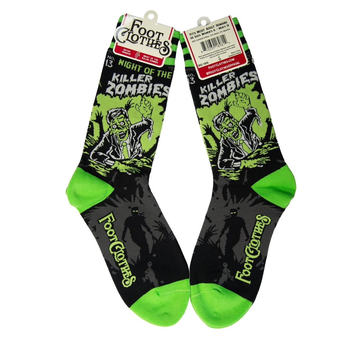 Night of the Killer Zombies Crew Socks