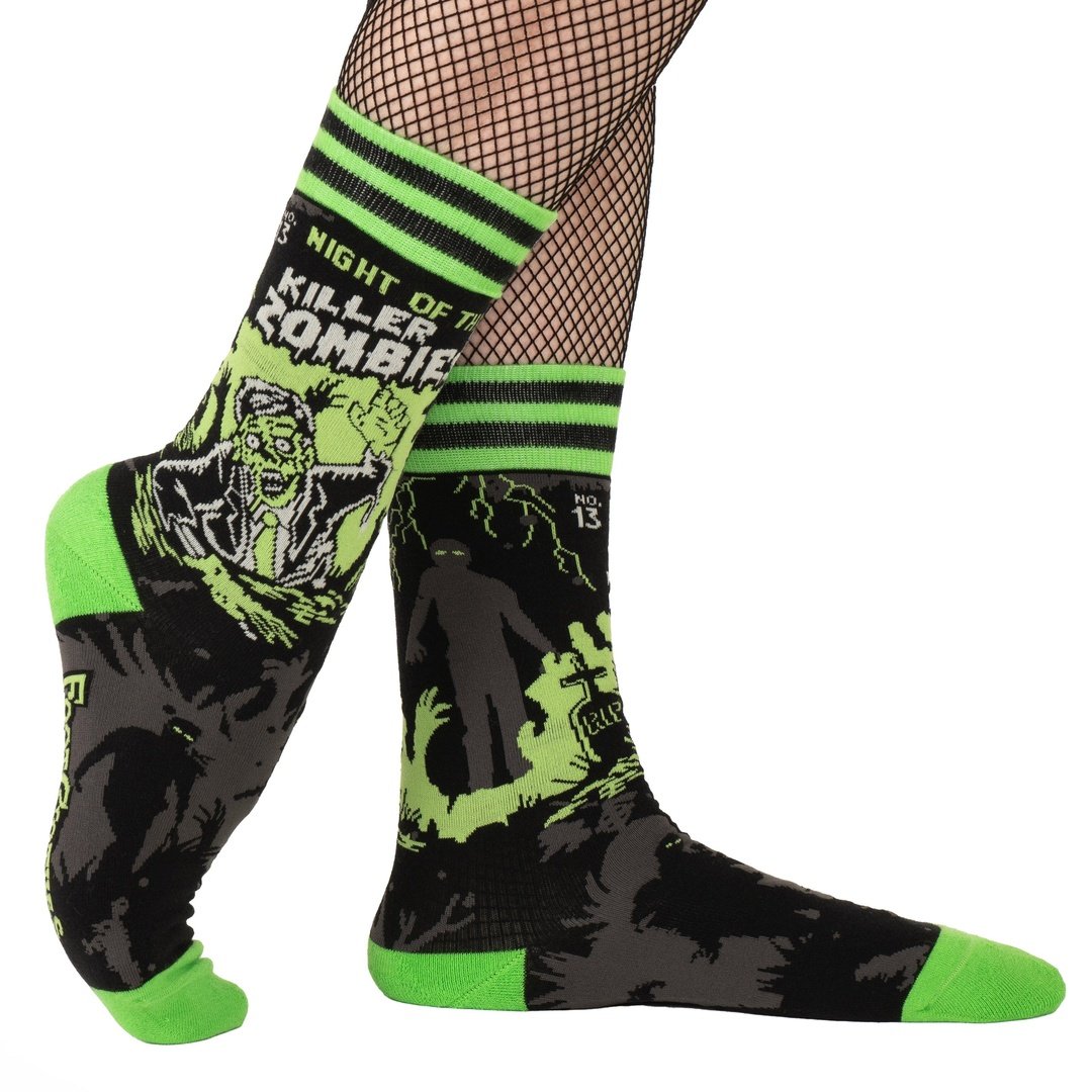 Chaussettes courtes L'Équipage des Zombies Tueurs