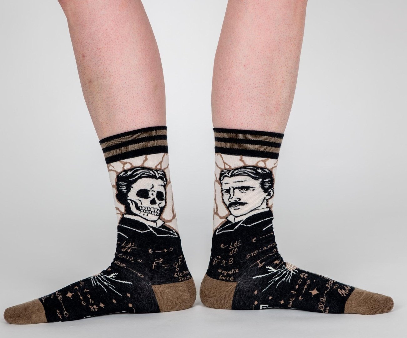 Nikola Tesla Crew Socks