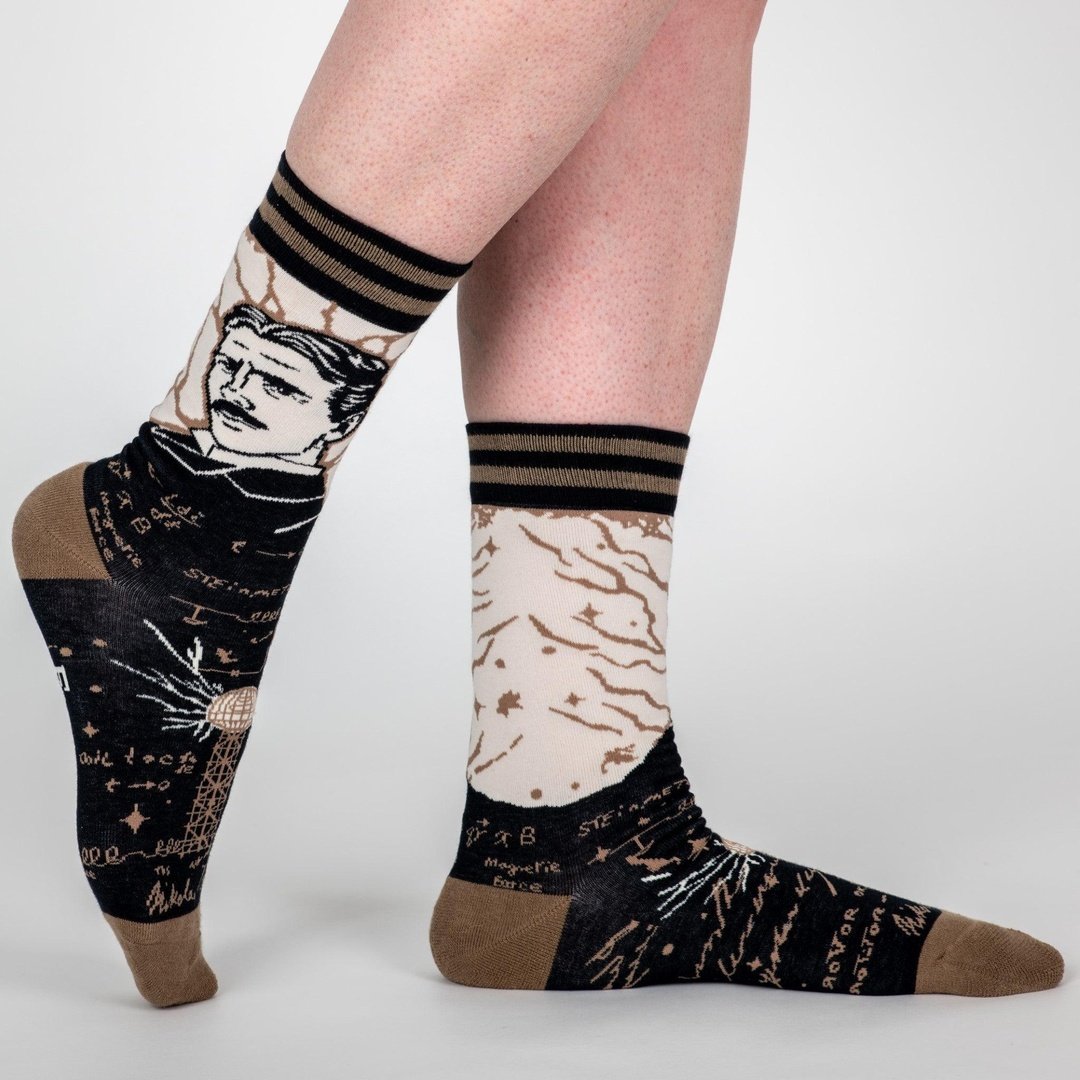 Nikola Tesla Crew Socks