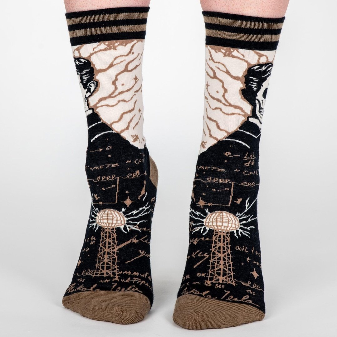 Nikola Tesla Crew Socks