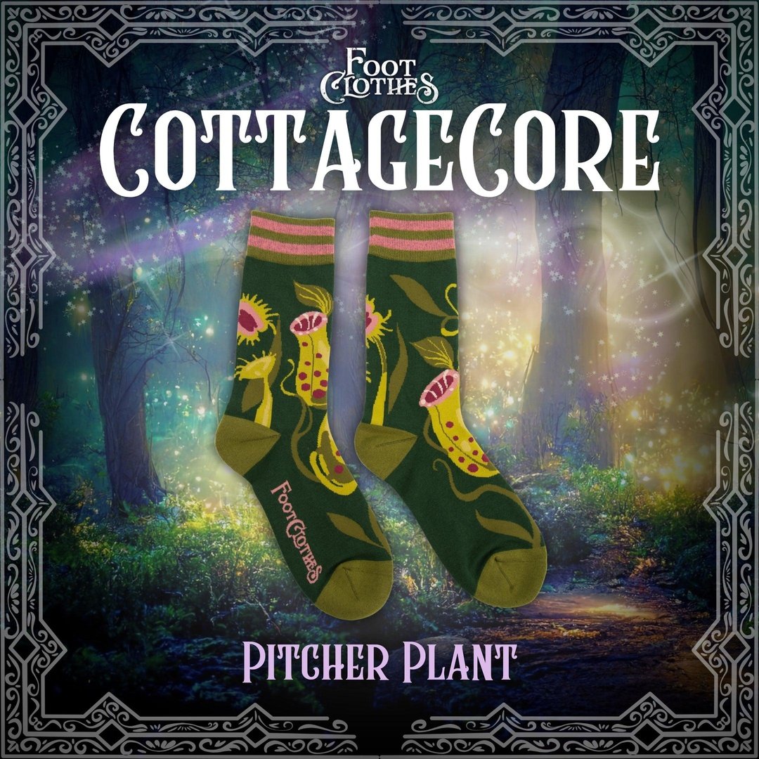 Pitcher Plant Crew Socks