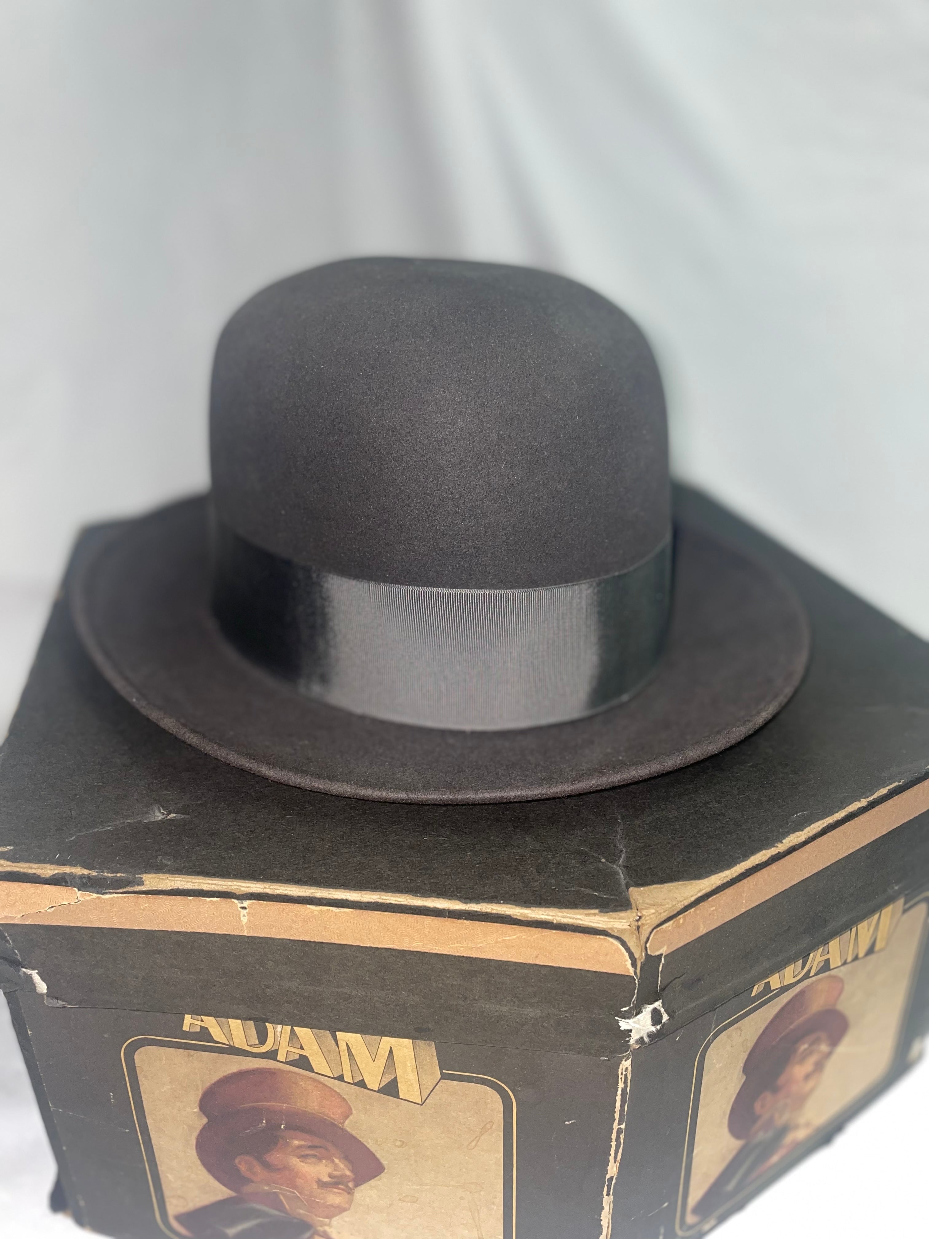 Vintage Grey Bowler