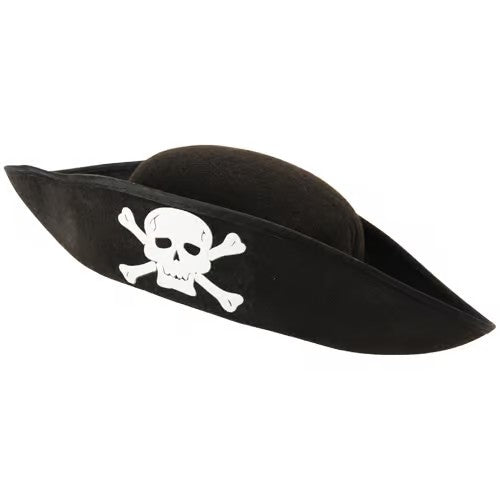 Sombrero de pirata de fieltro