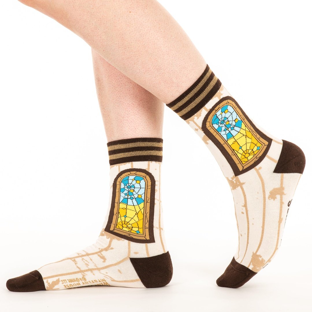 Winchester Mystery House® Spiderweb Window Crew Socks