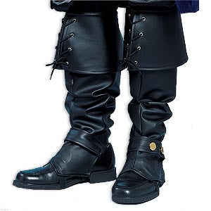 Lace-Up Boot Spats - Shiny
