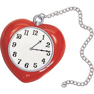 Heart Clock 5"