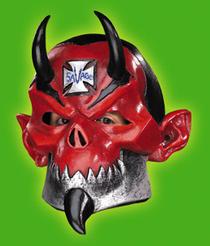 Máscara de demonio de la calle salvaje