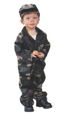 Disfraz de soldado para niños pequeños
