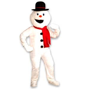 Snowman Mascot Deluxe