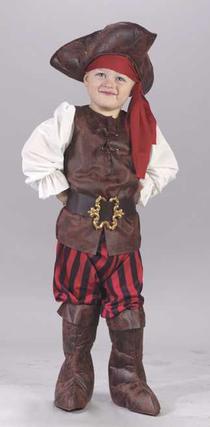Toddler High Seas Pirate Boy Costume