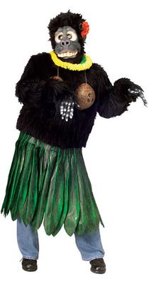 Disfraz de gorila Aloha para adulto