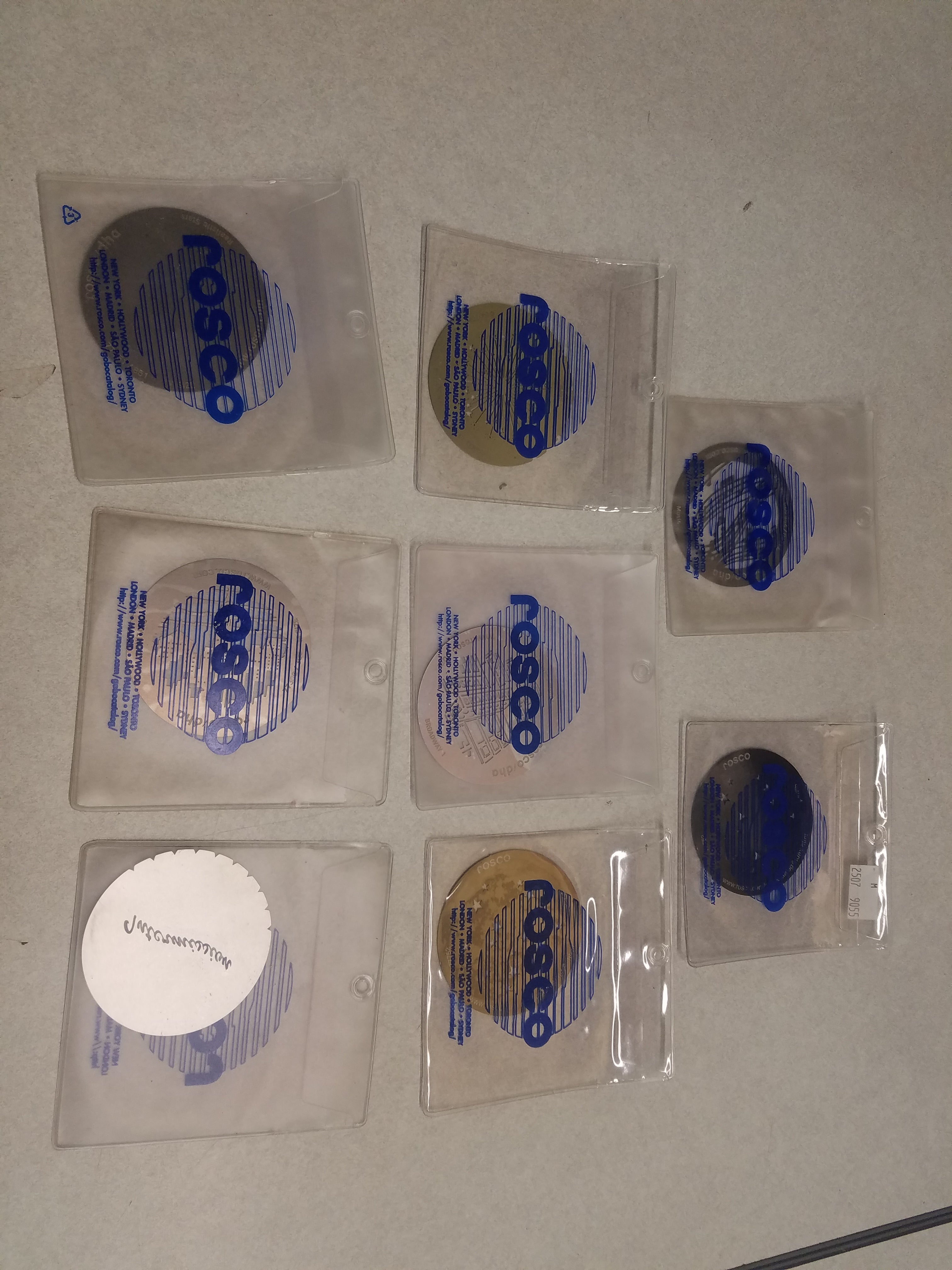 Lot of gobos M size gobo