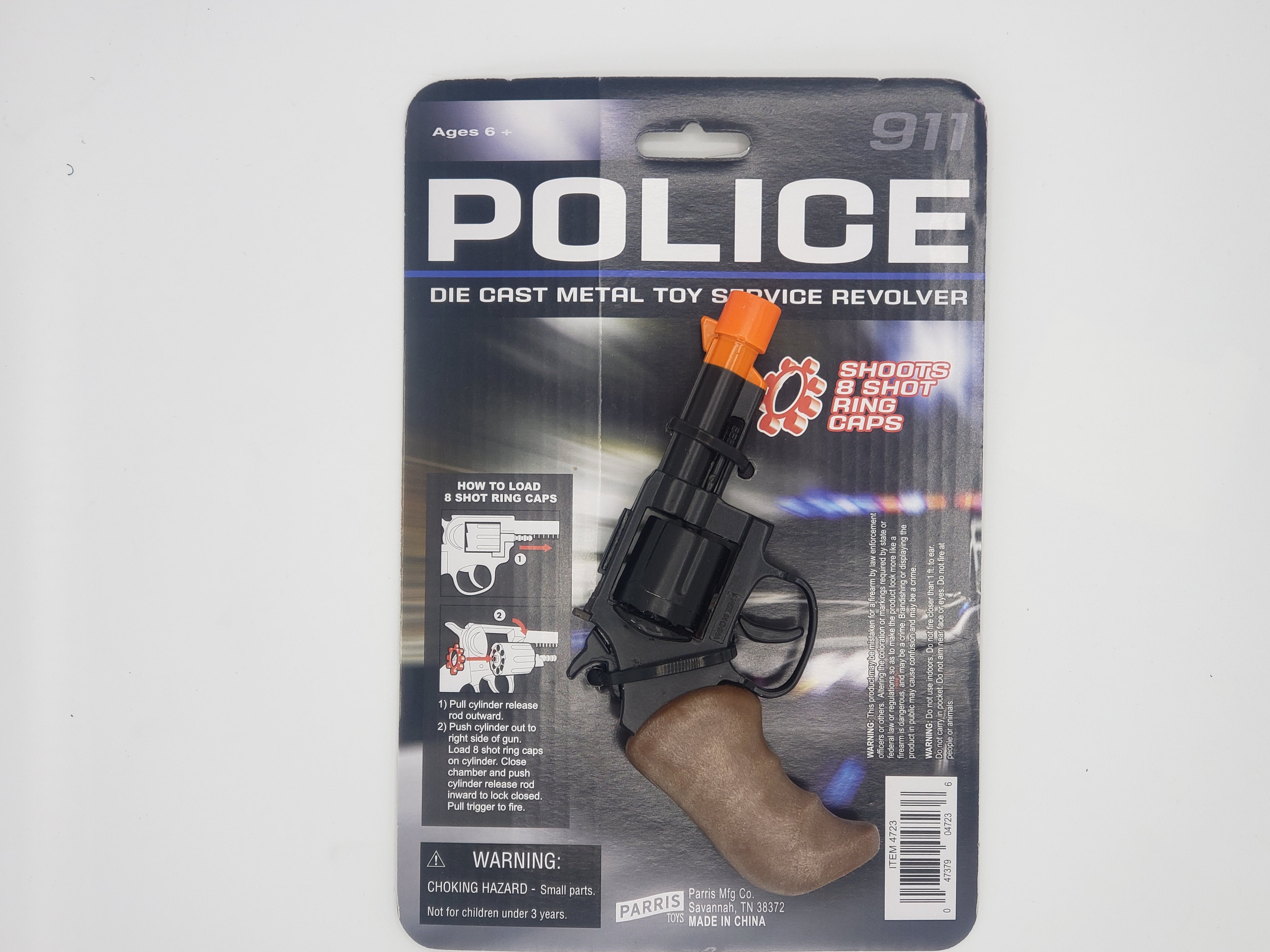 Pistola de juguete de la policía