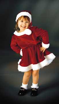 Plush Christmas Dress