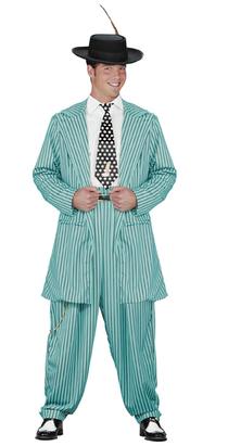 Disfraz Zoot Suit turquesa para adulto