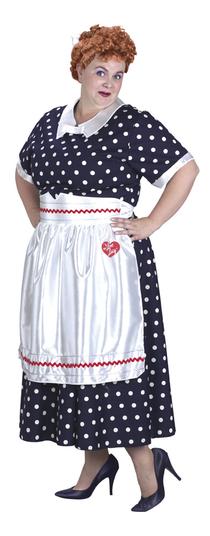 Disfraz de vestido de lunares de I Love Lucy 