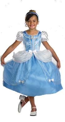 Deluxe Cinderella Child Costume (New)