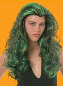 Green Curly Vampire Wig