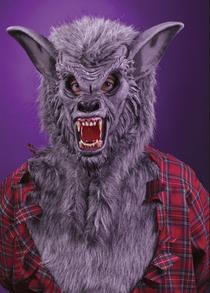 Deluxe Silver Werewolf mask