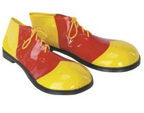 Deluxe Bozo Red And Yellow Adult Shoes